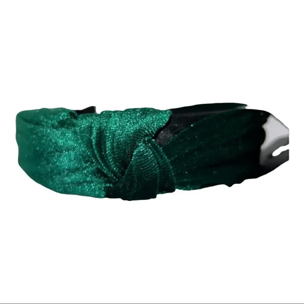INC International Concepts Green Fabric Knotted Headband New